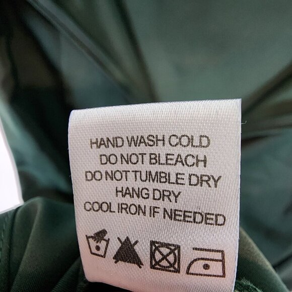 Lovers and Friends Violet Midi Dress in Emerald Faux Wrap Strapless Sexy Dress S - Picture 9 of 12